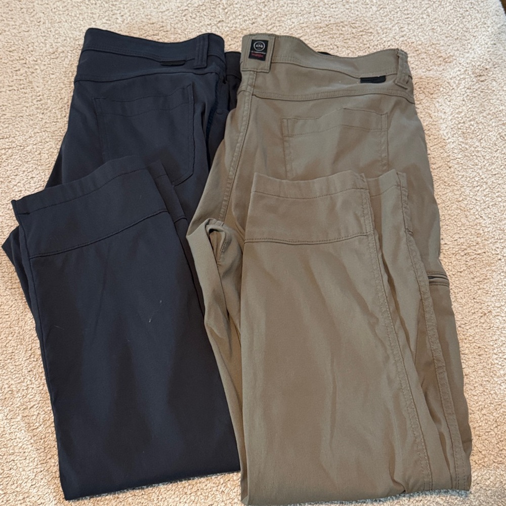 Wrangler Men's Black and Brown Cargo Pants
